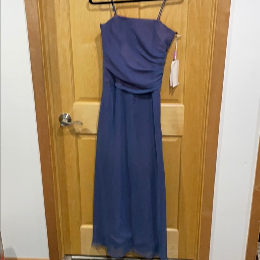Jim Hjelm prom blue fully lined dress maxi…